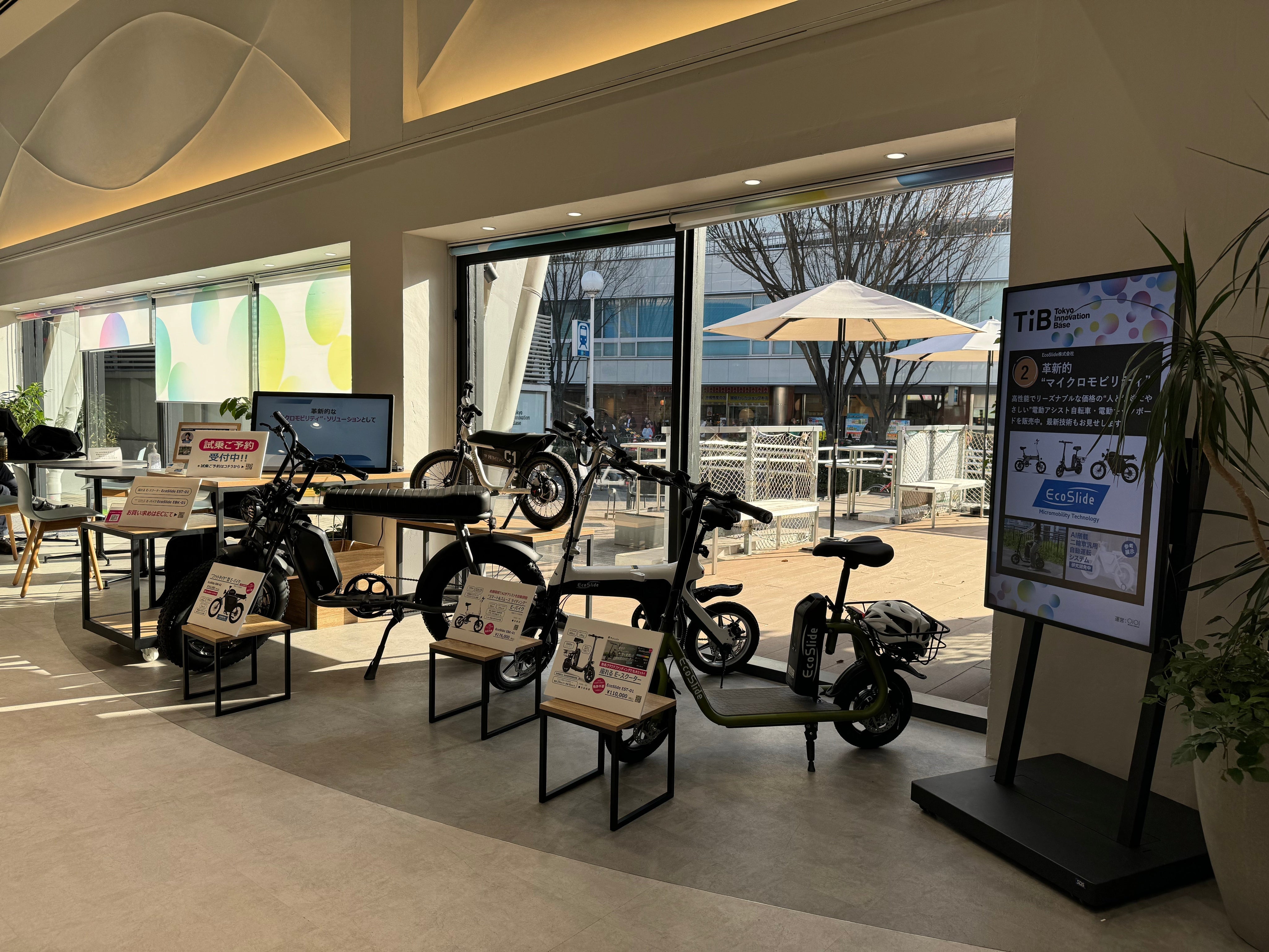 都の施設「Tokyo Innobation Base(TiB)」に採択され、期間限定「SHOP」を展開。