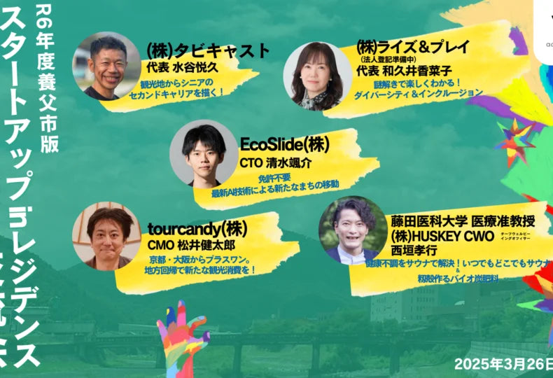 国家戦略特区「養父市」の「地域課題解決型プロジェクト」発表会に参加。